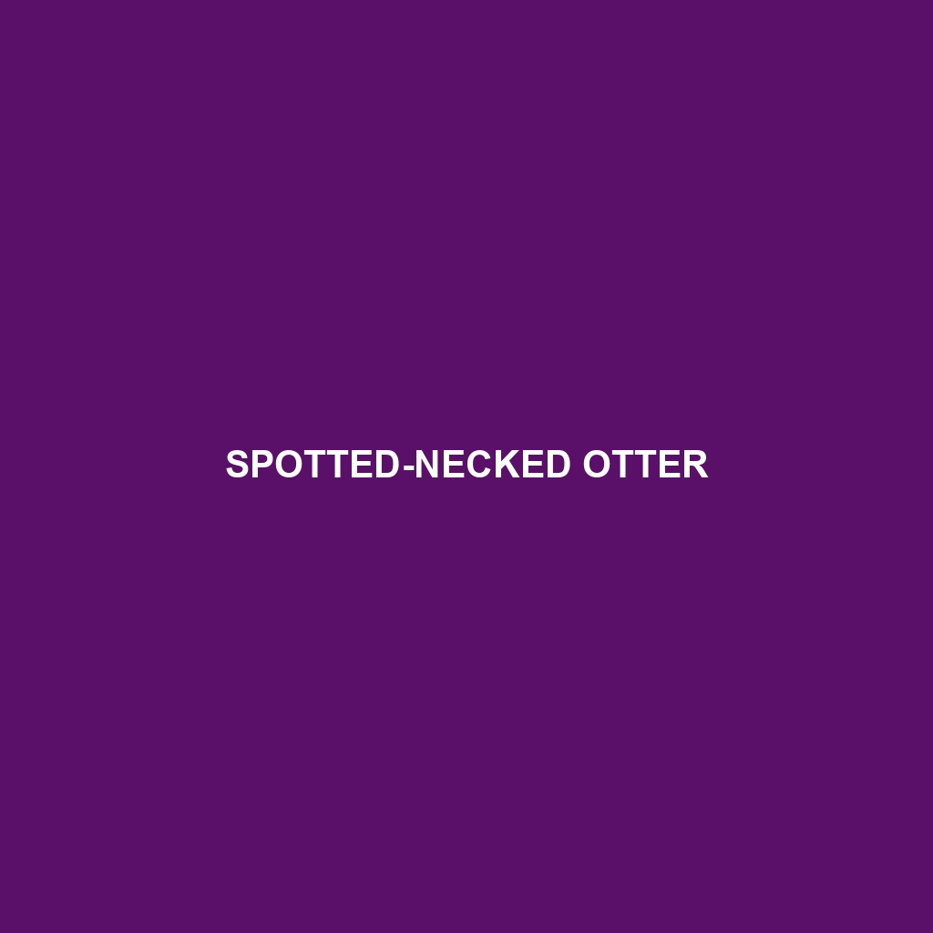 Spotted-necked Otter