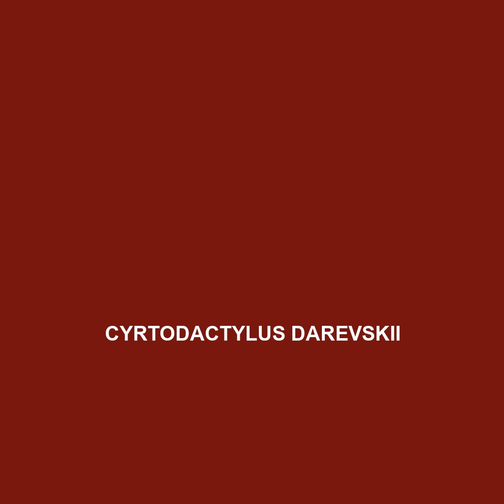 Cyrtodactylus darevskii