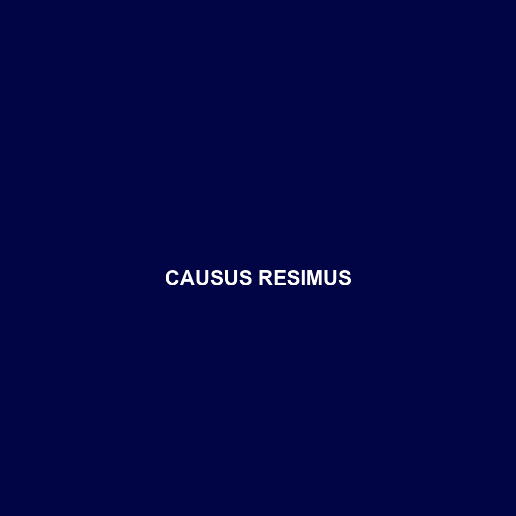 Causus resimus