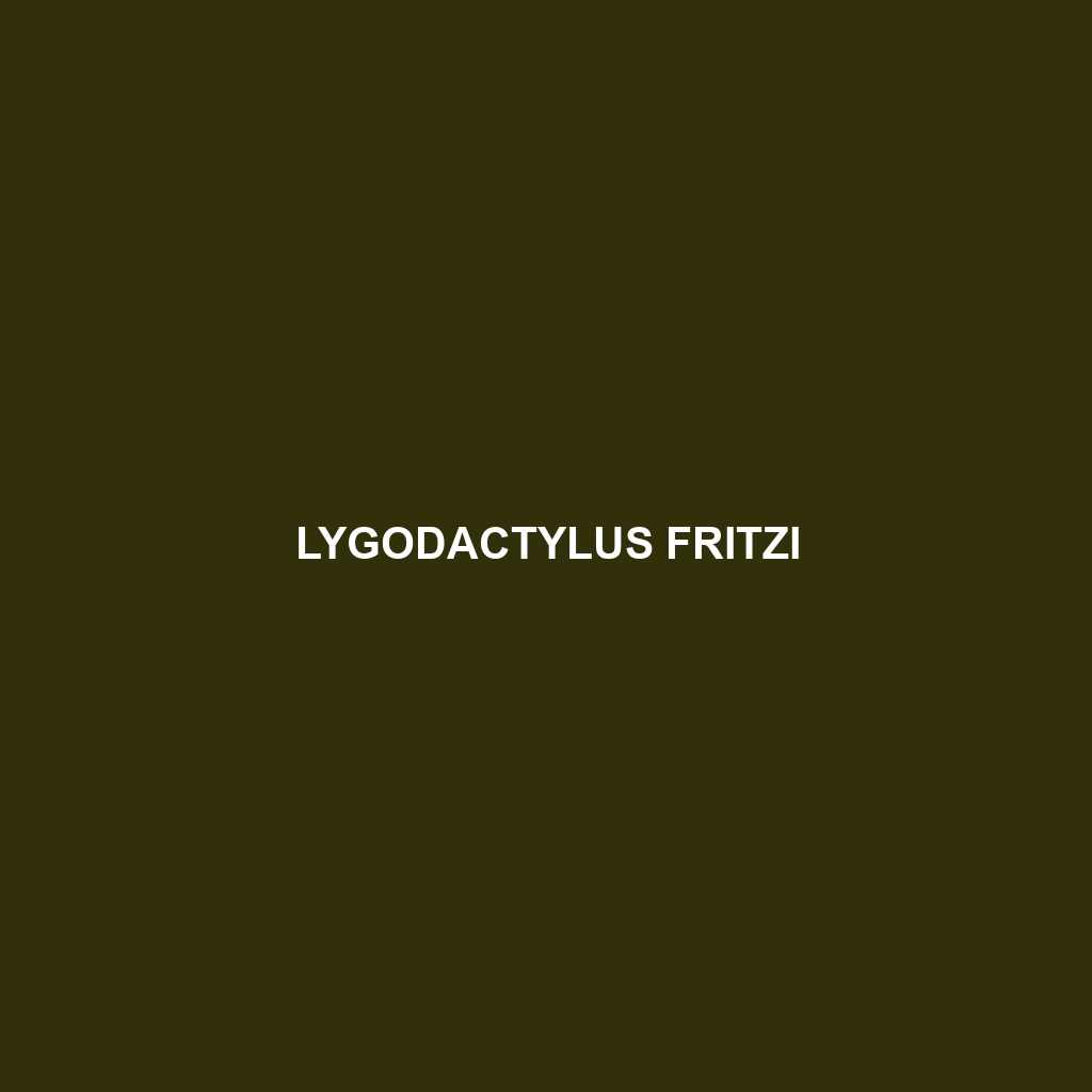 Lygodactylus fritzi