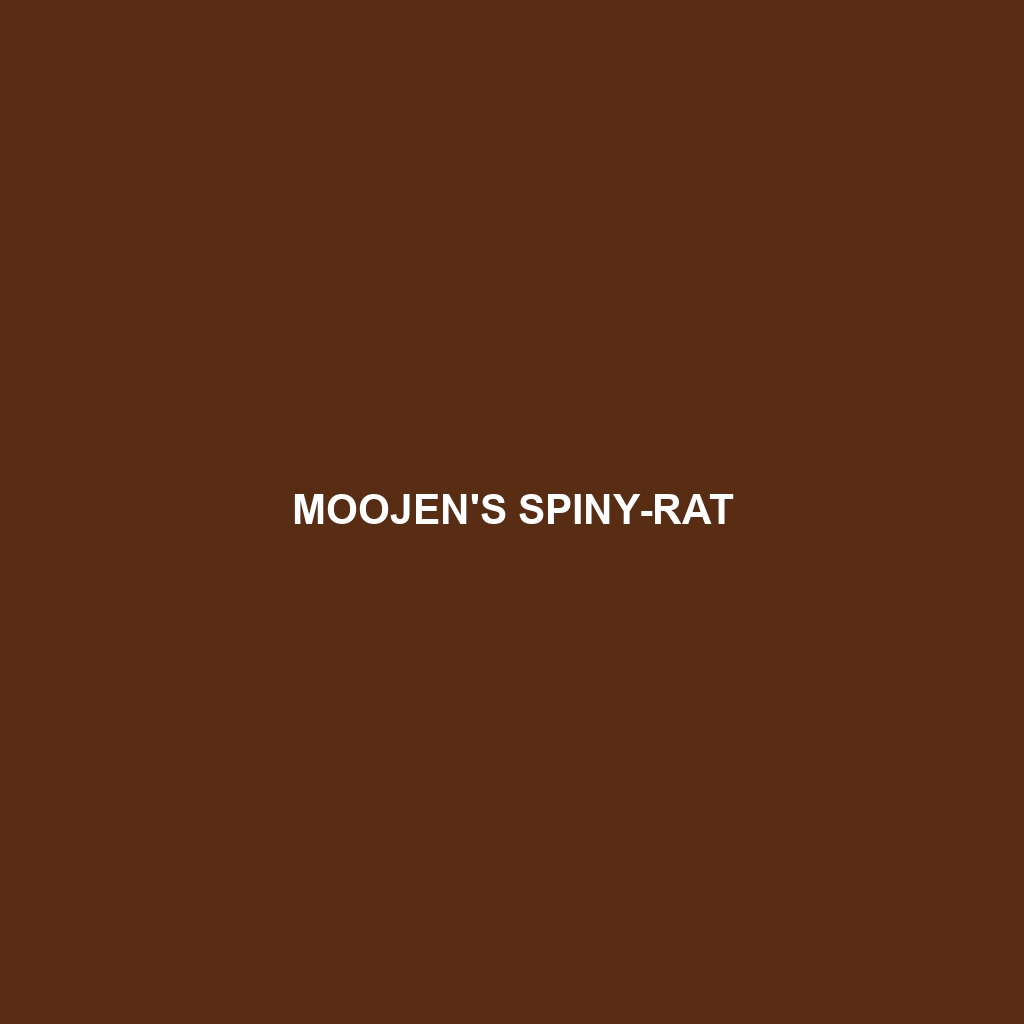 Moojen's Spiny-rat