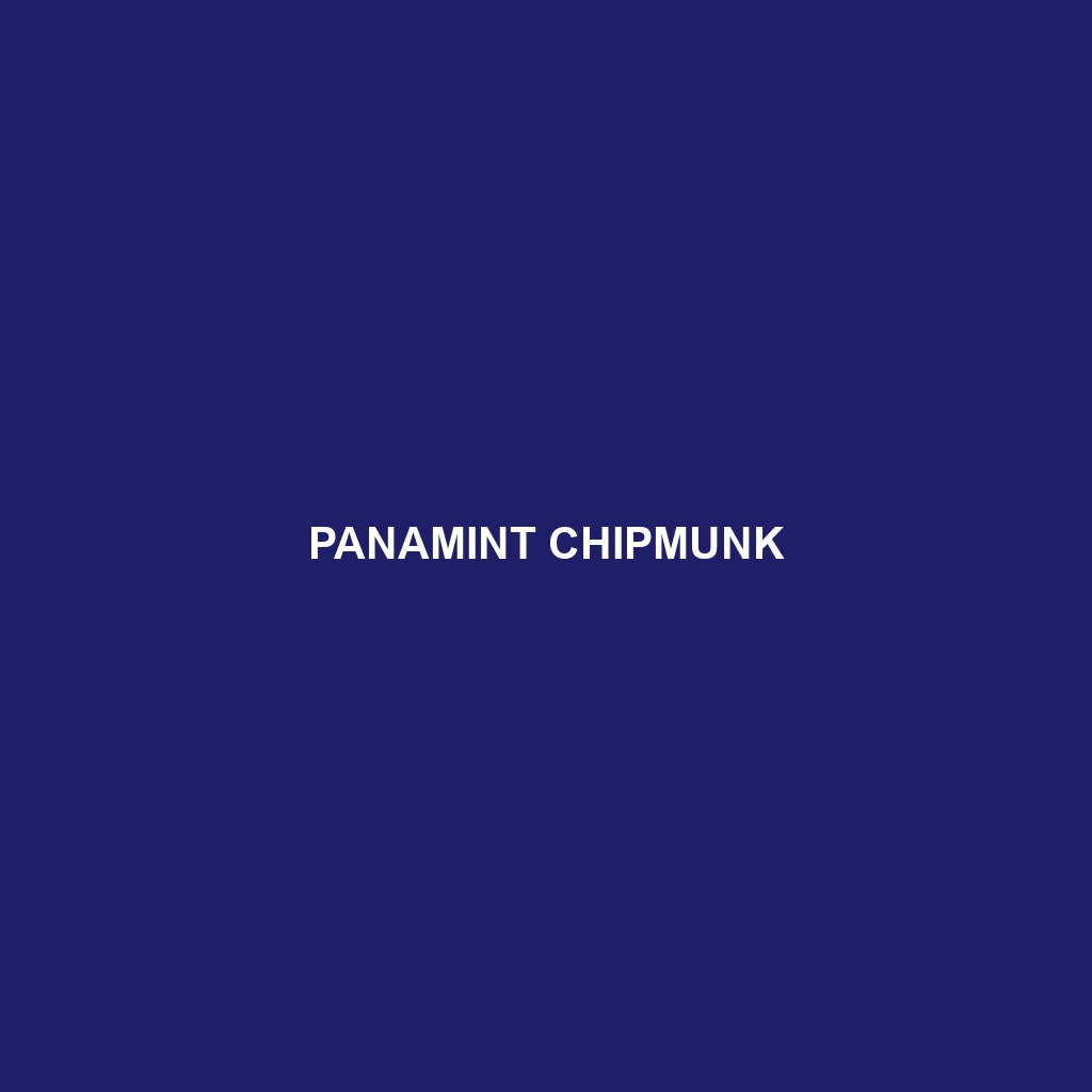 Panamint Chipmunk