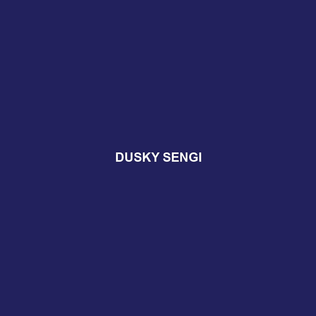 Dusky Sengi