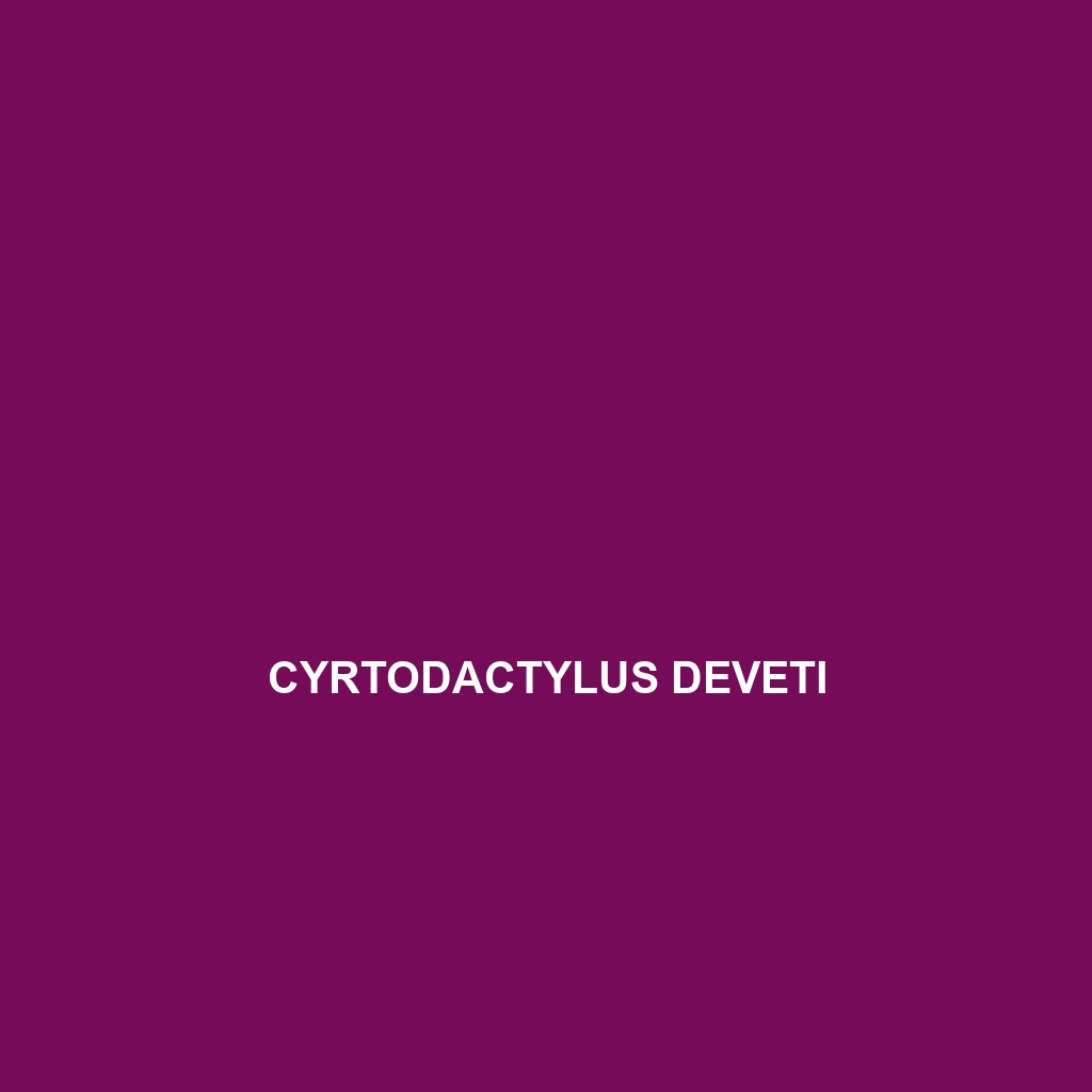 Cyrtodactylus deveti