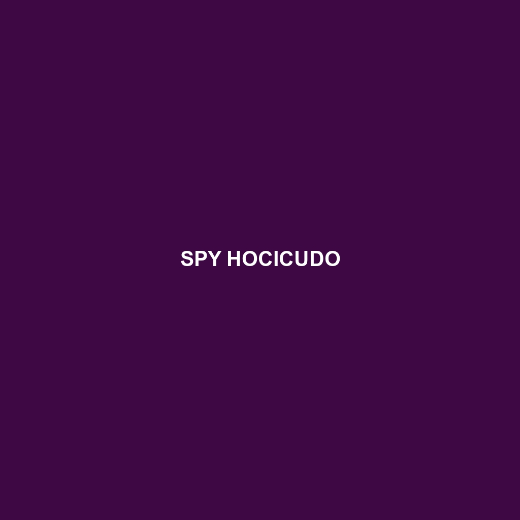 Spy Hocicudo