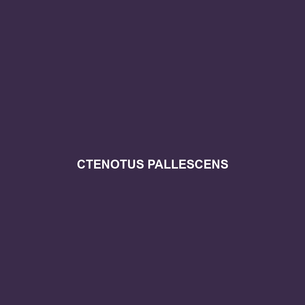 Ctenotus pallescens