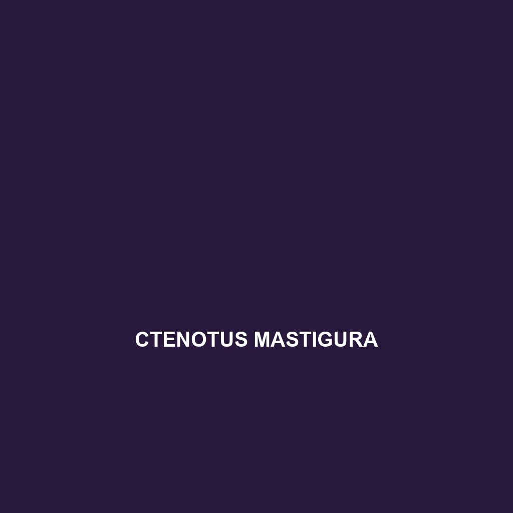 Ctenotus mastigura