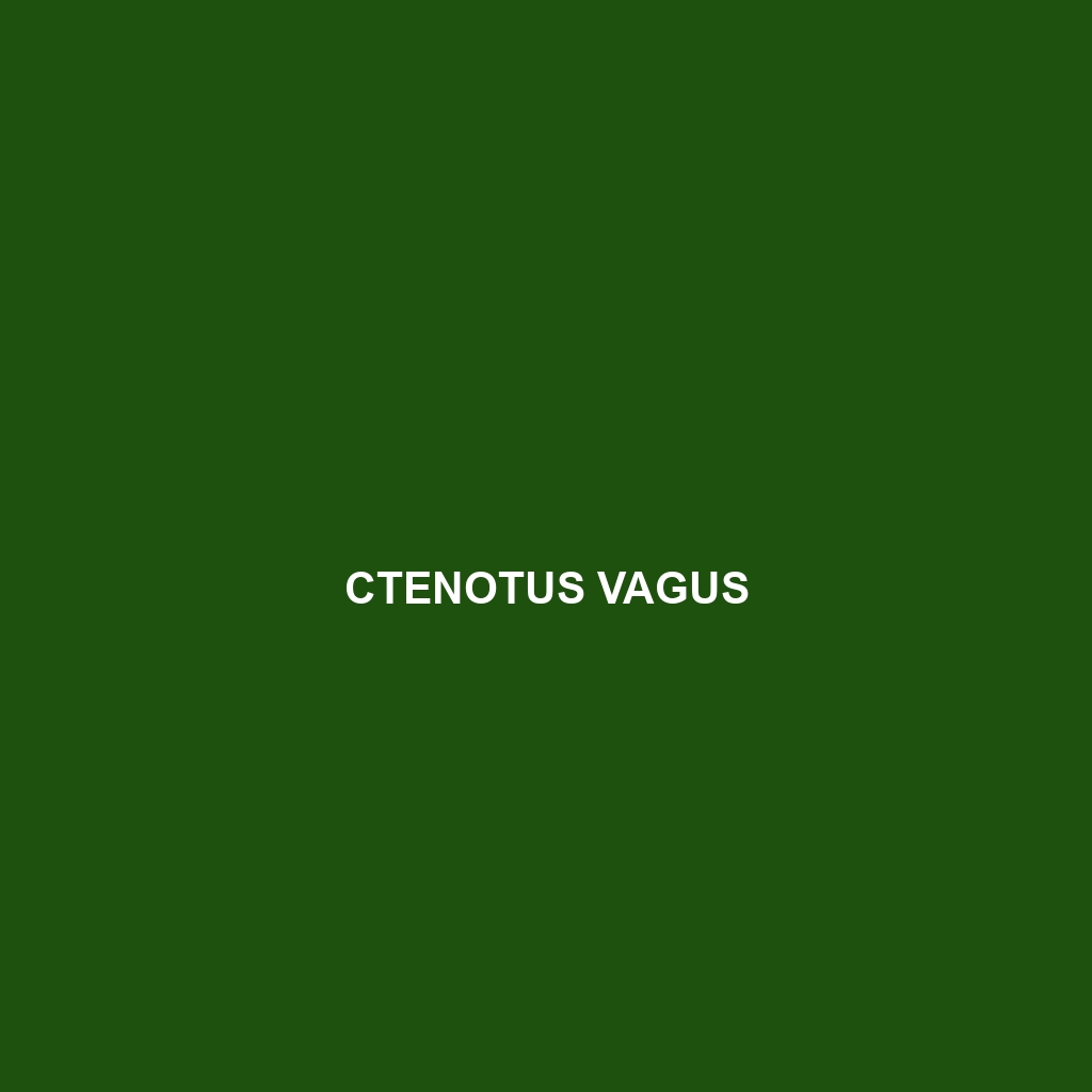 Ctenotus vagus