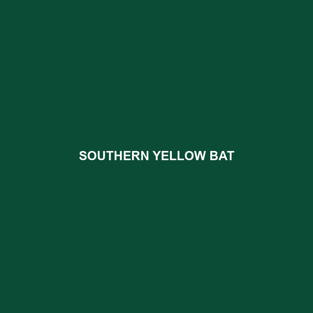 Southern Yellow Bat