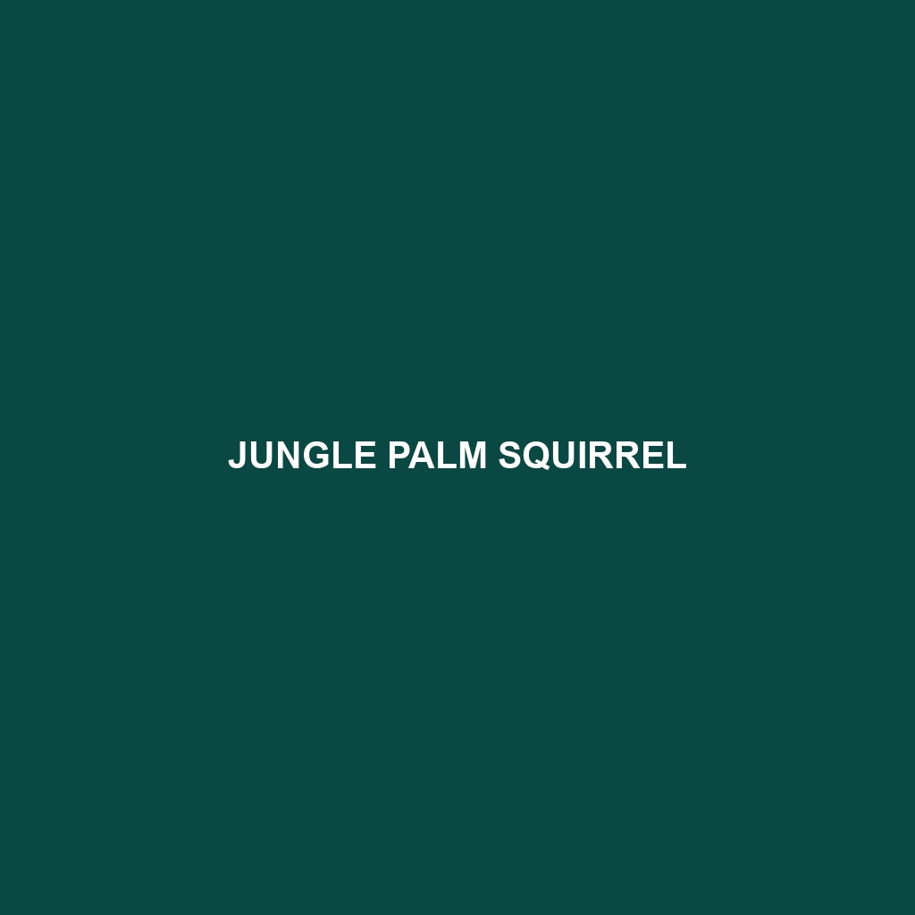 Jungle Palm Squirrel