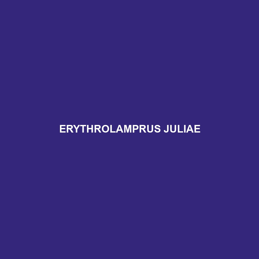 Erythrolamprus juliae