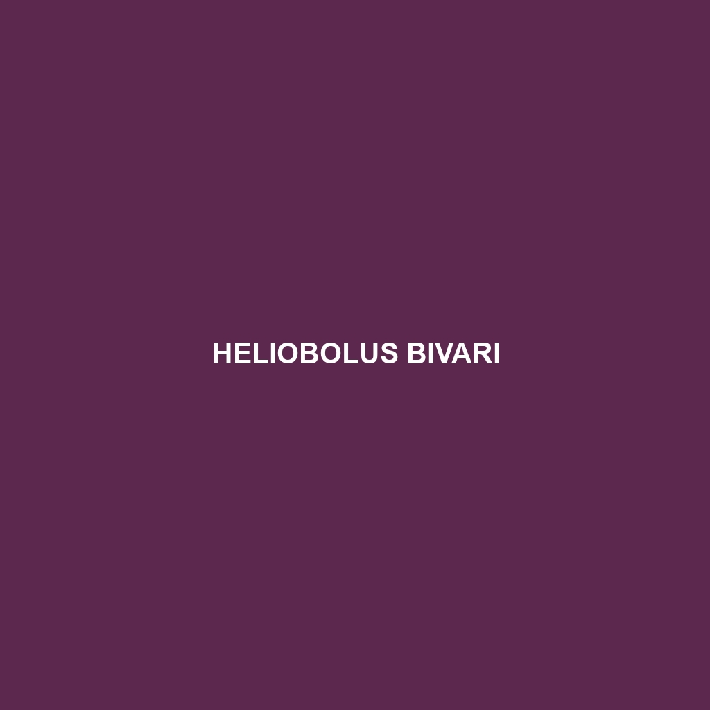 Heliobolus bivari