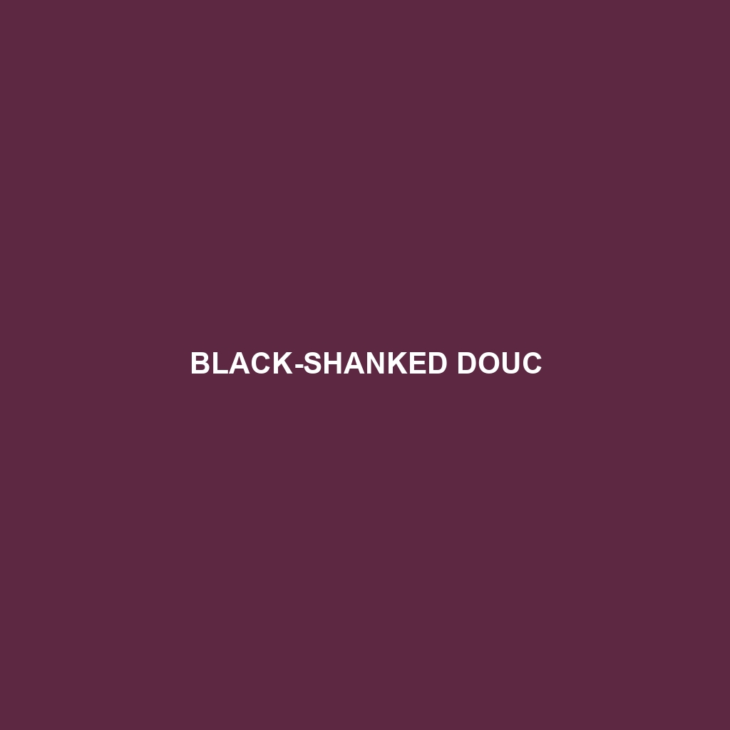 Black-shanked Douc