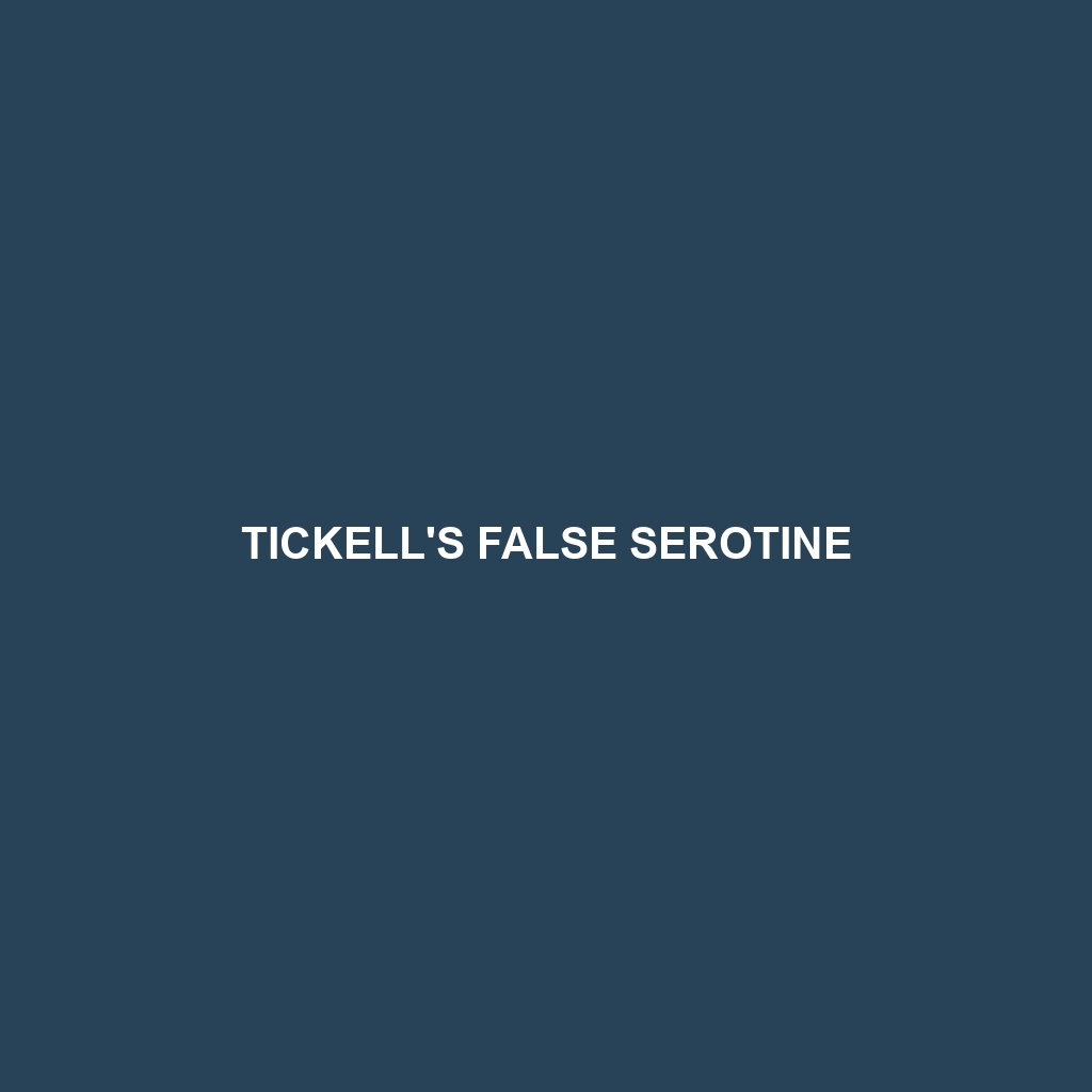 Tickell's False Serotine