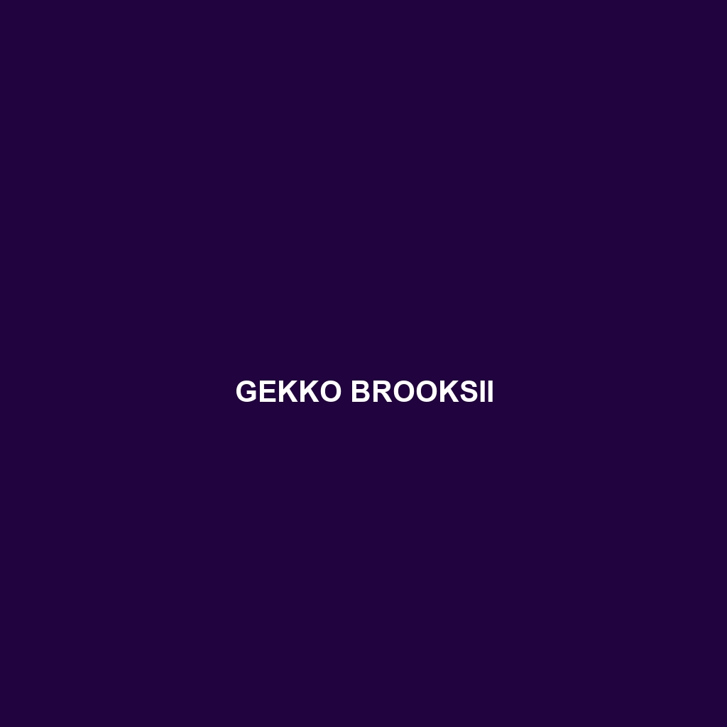 Gekko bonkowskii