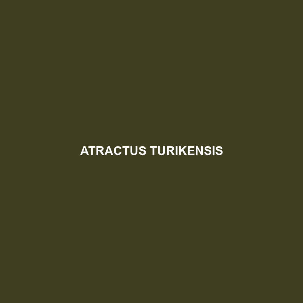 Atractus turikensis