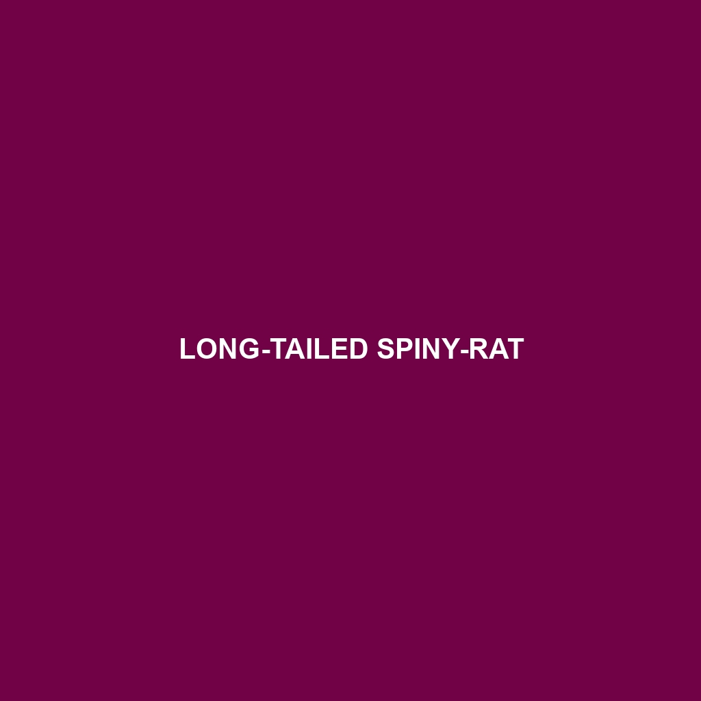 Long-tailed Spiny-rat