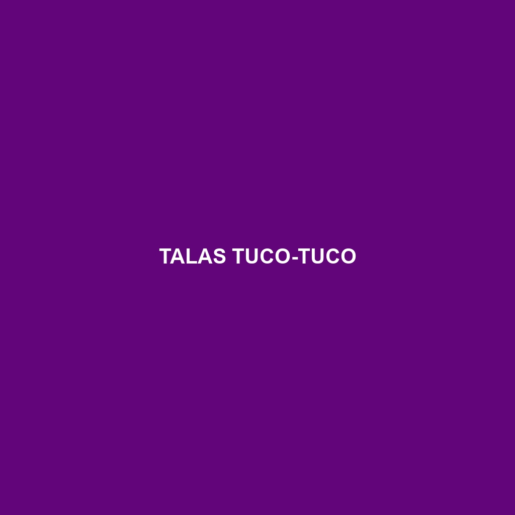 Talas Tuco-tuco