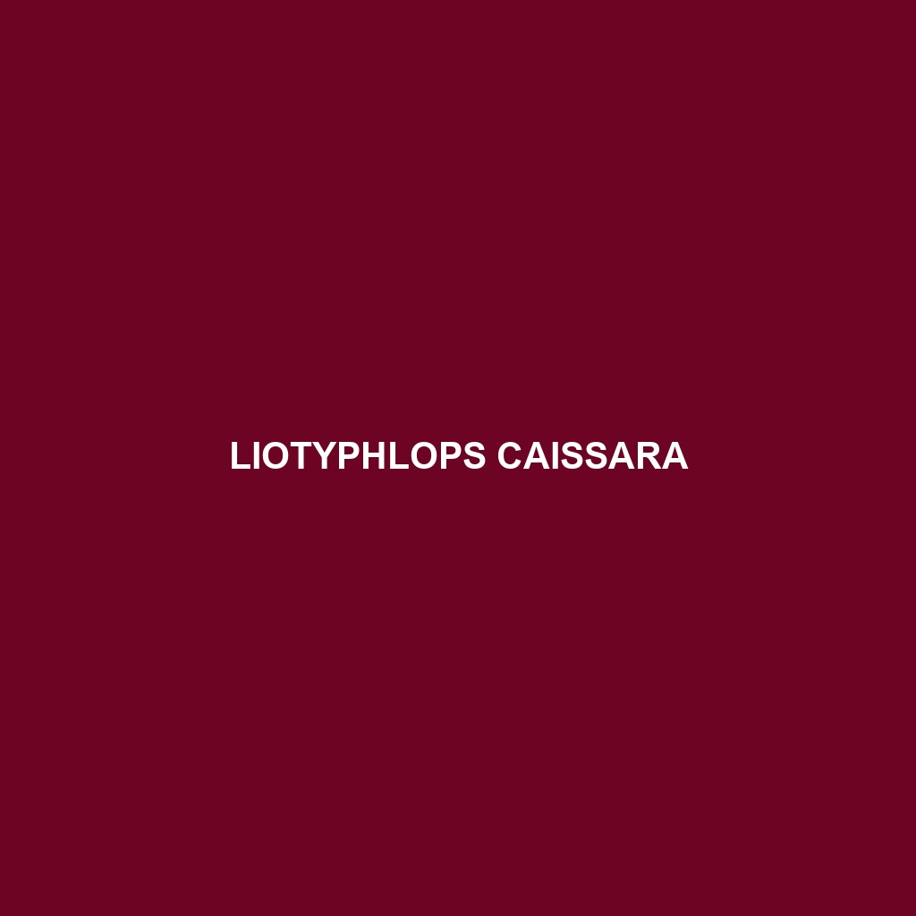 Liotyphlops caissara