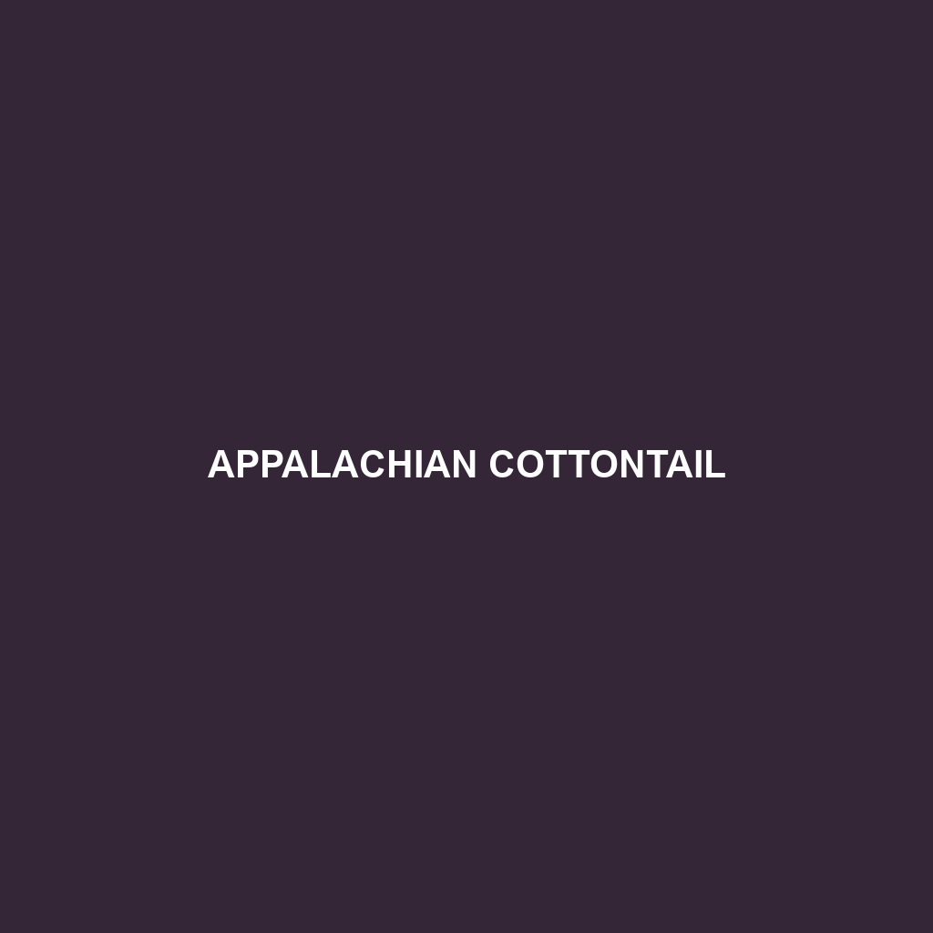 Appalachian Cottontail