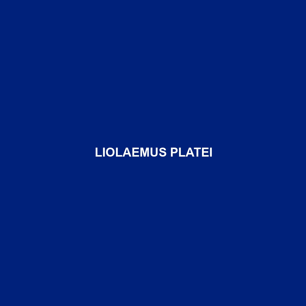 Liolaemus platei