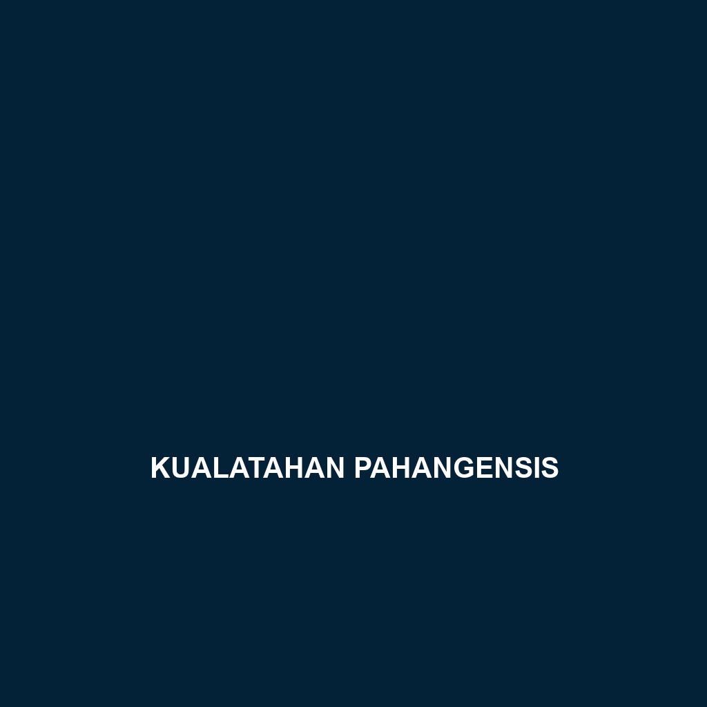 Kualatahan pahangensis