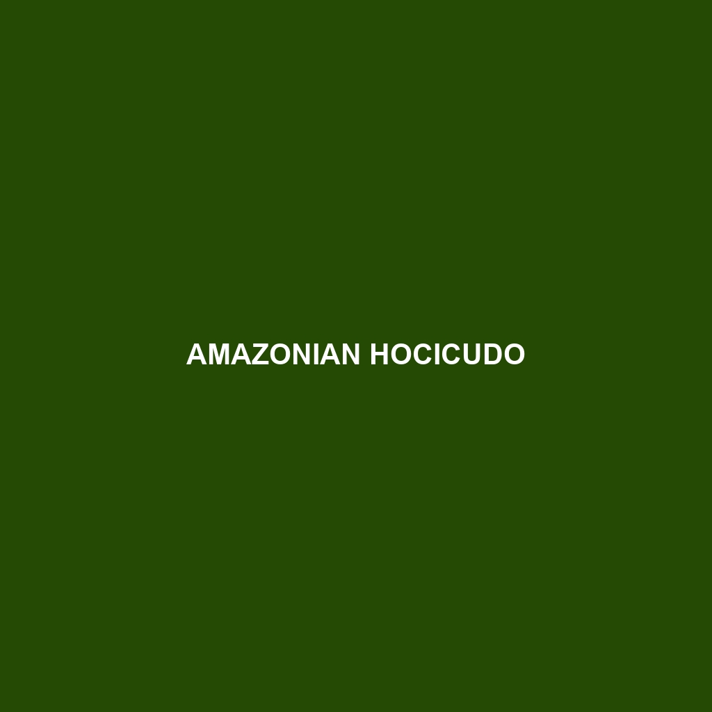 Amazonian Hocicudo