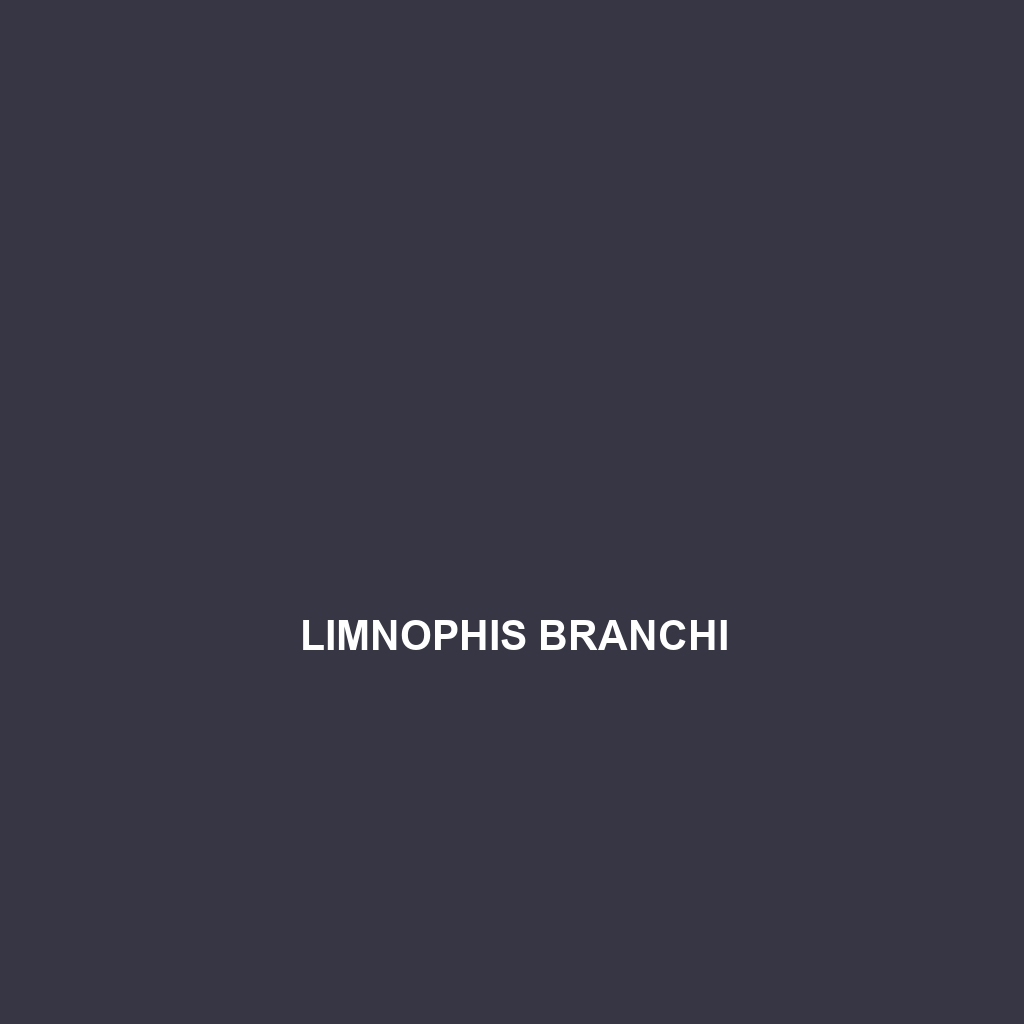 Limnophis branchi