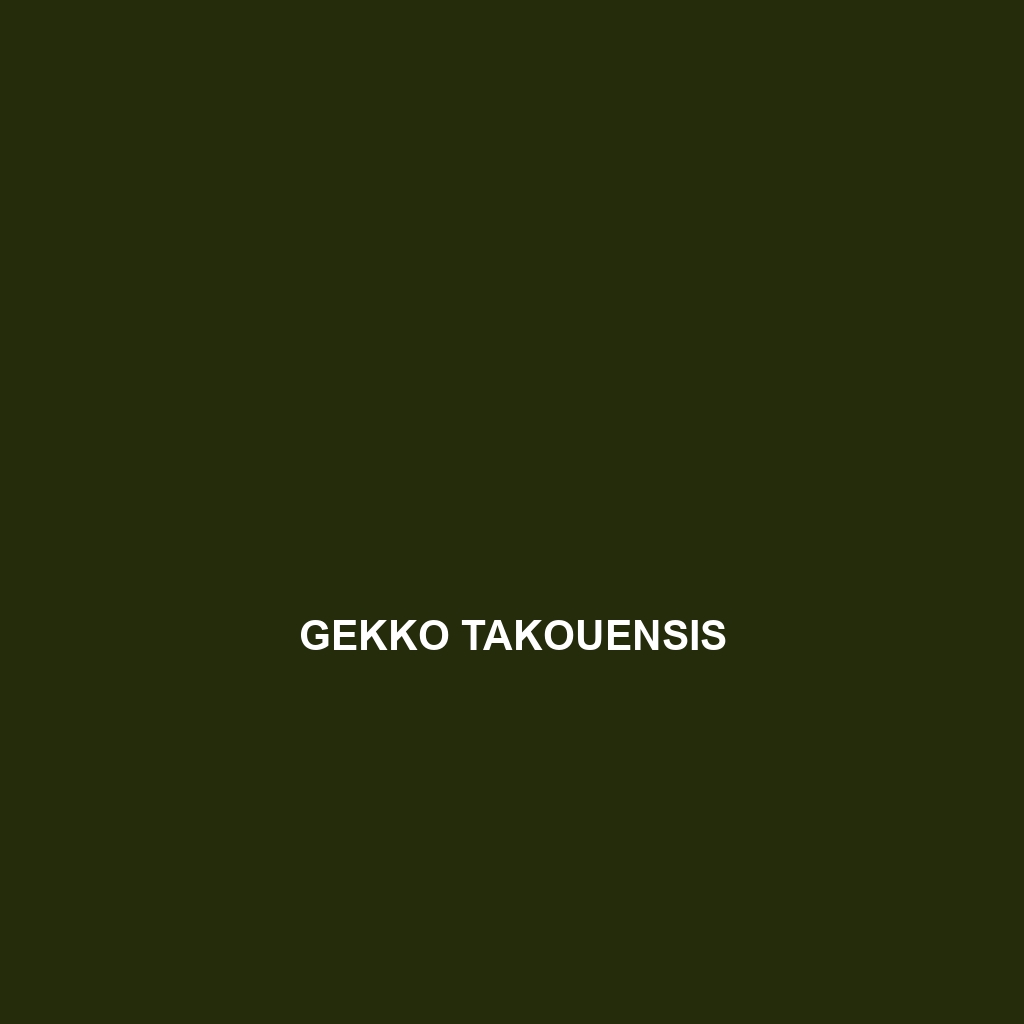 Gekko taibaiensis