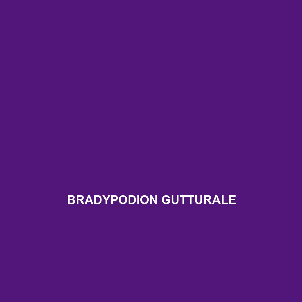 Bradypodion gutturale