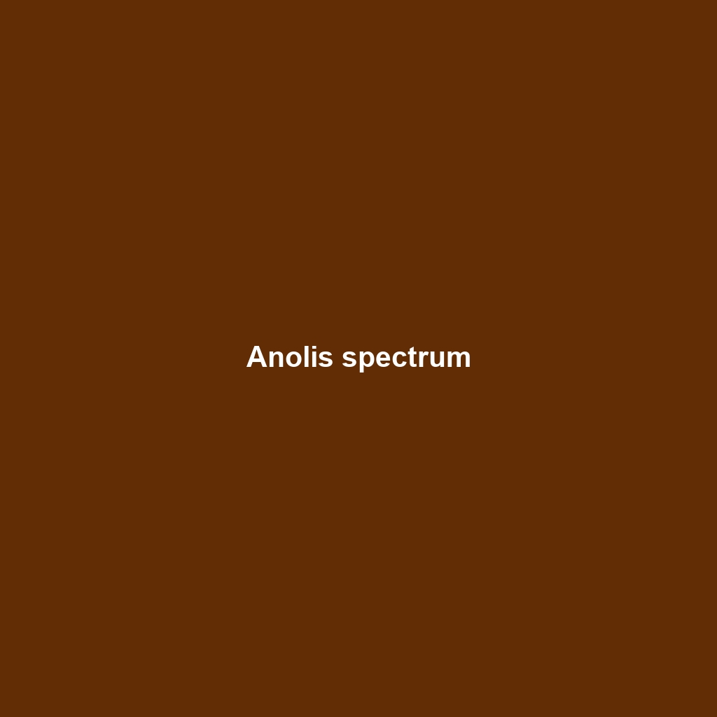 Anolis spectrum