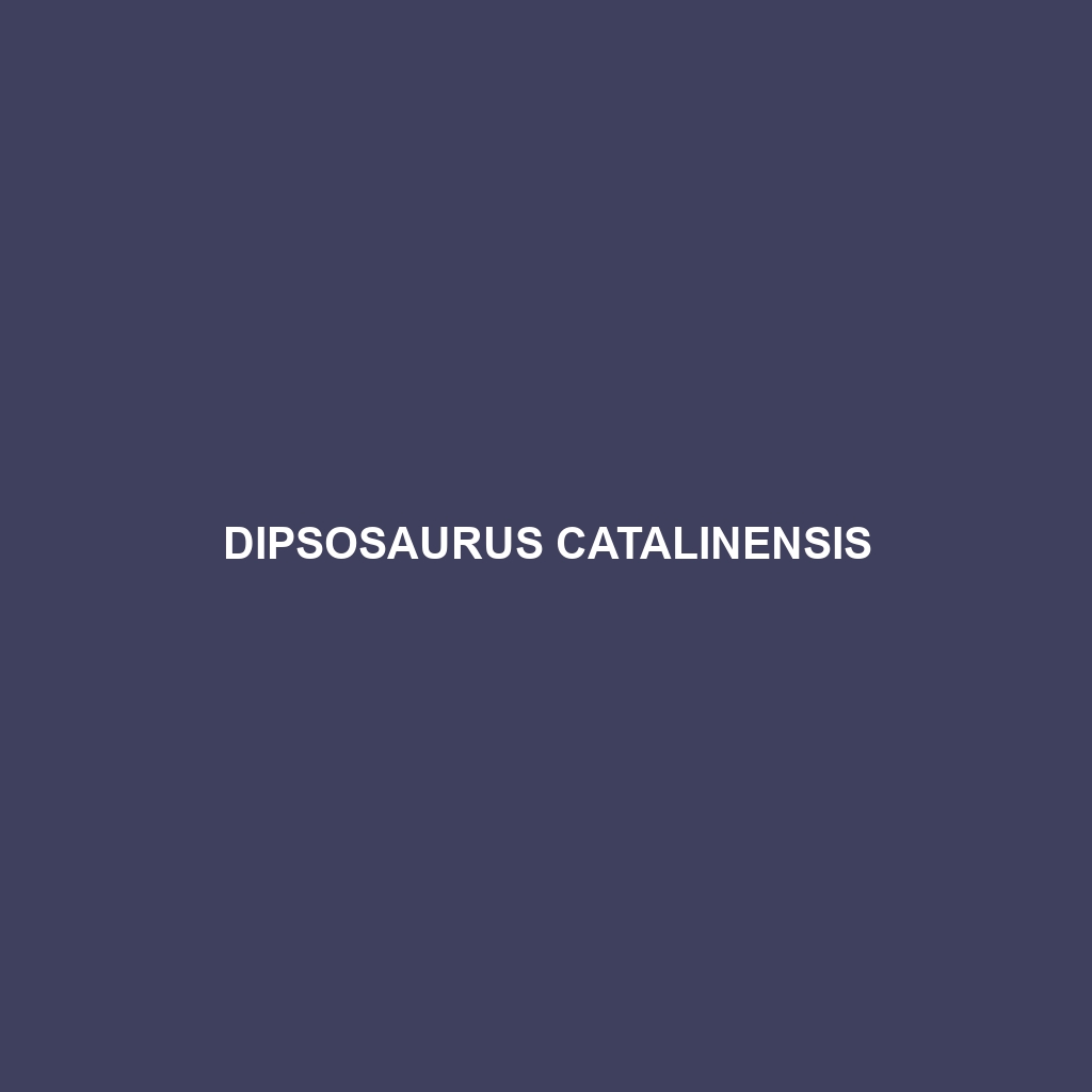 Dipsosaurus catalinensis