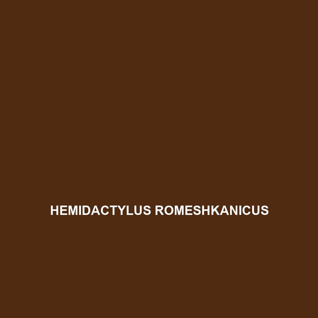 Hemidactylus romeshkanicus