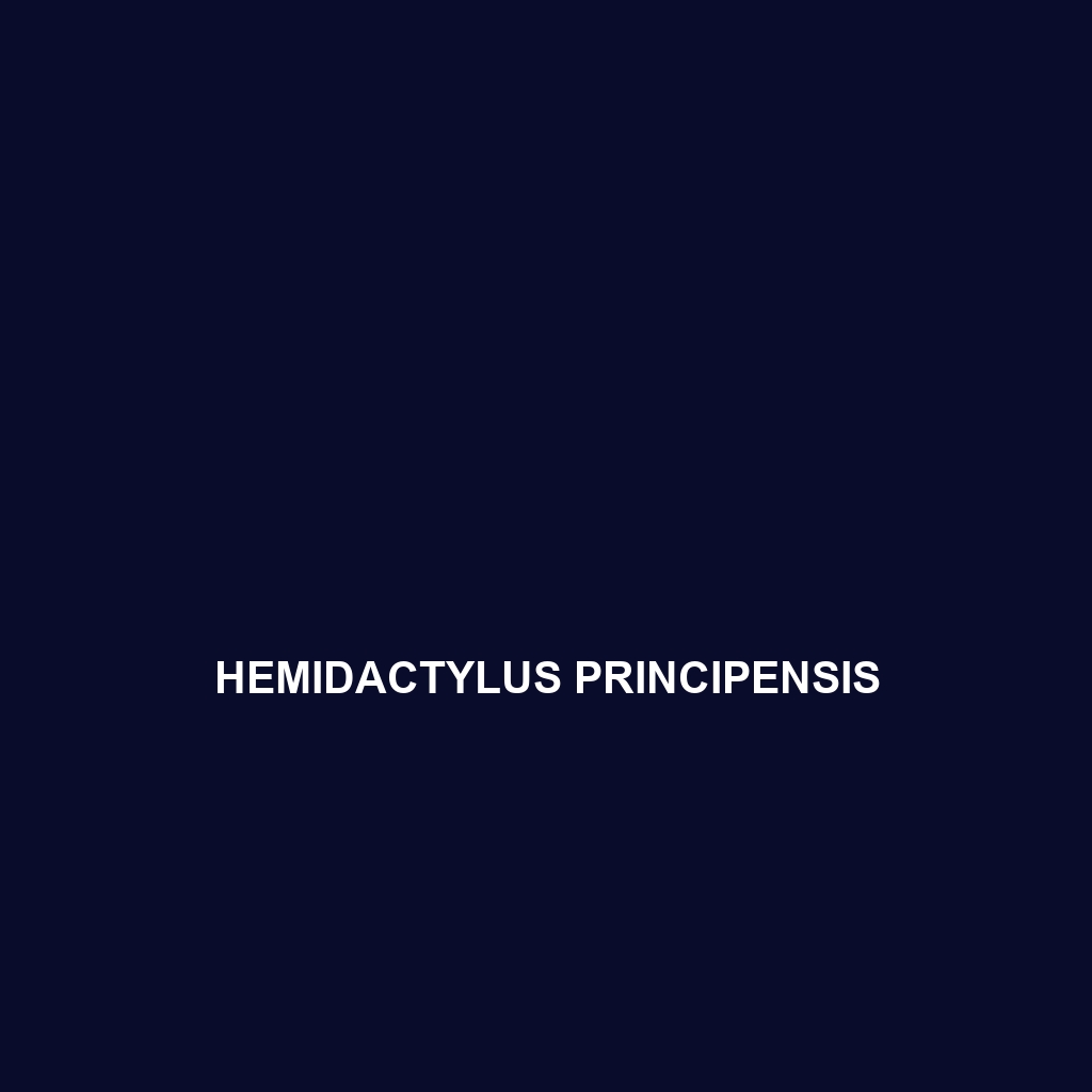 Hemidactylus principensis