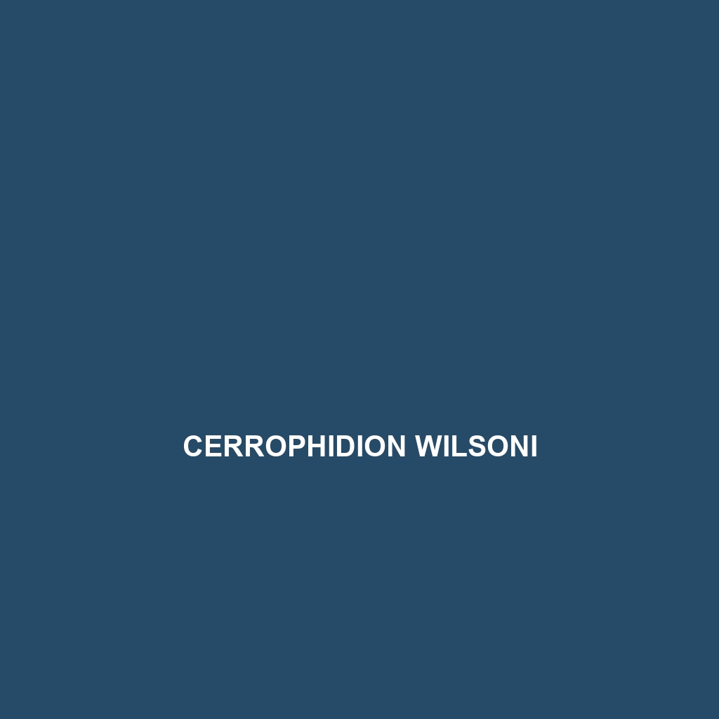 Cerrophidion wilsoni