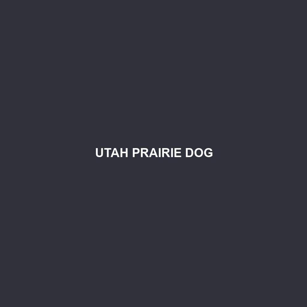 Utah Prairie Dog