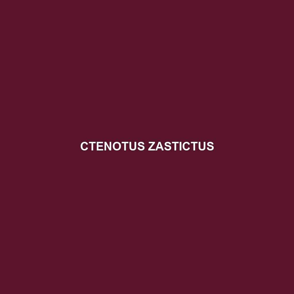 Ctenotus zastictus