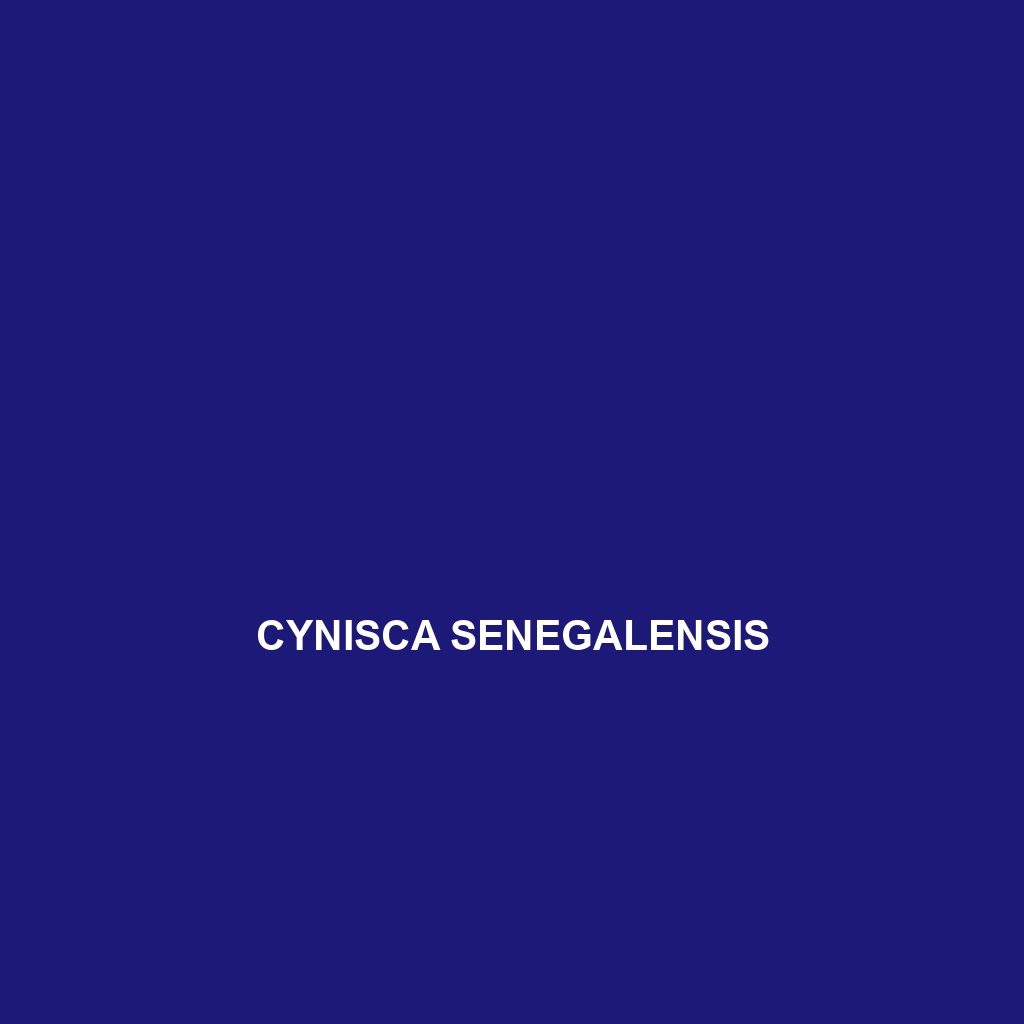 Cynisca senegalensis