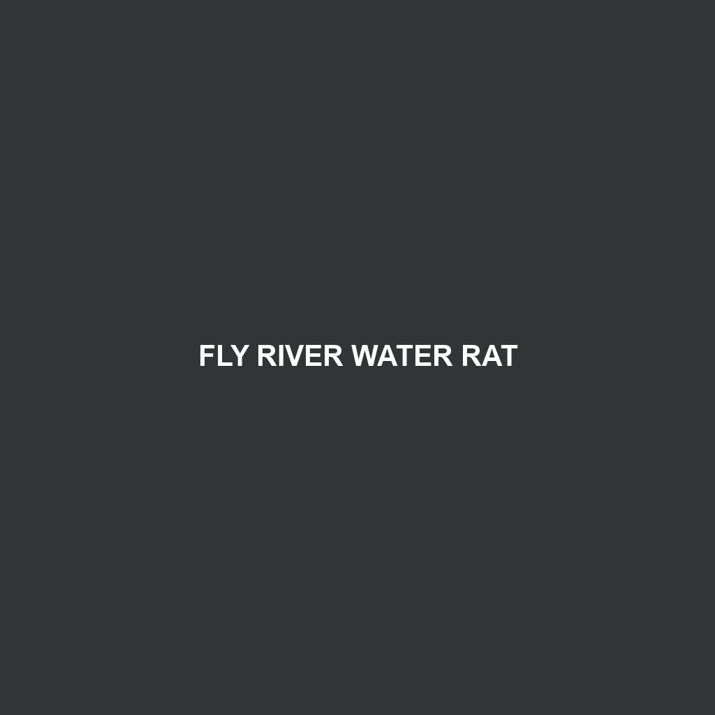 Fly River Water Rat