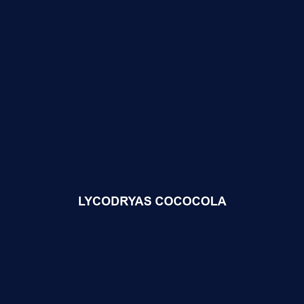 Lycodryas cococola