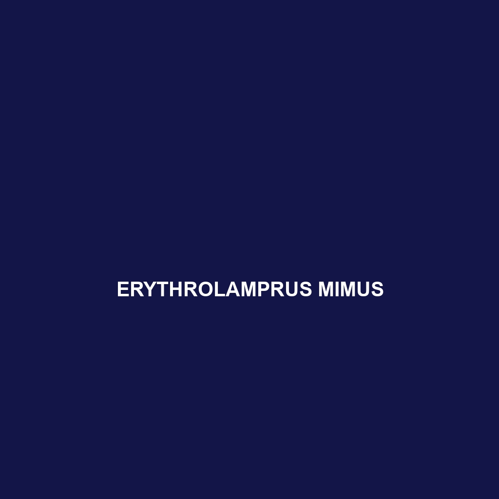 Erythrolamprus mimus