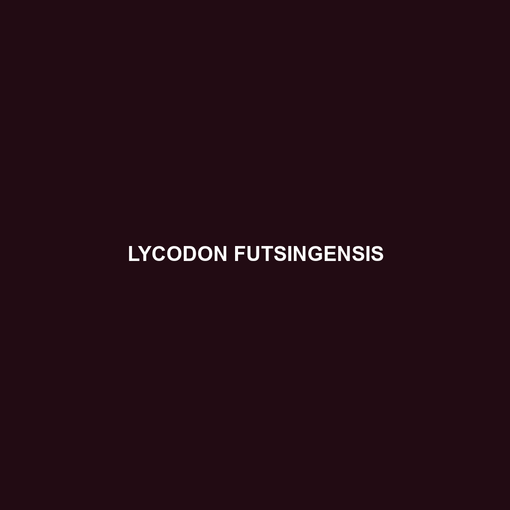 Lycodon futsingensis