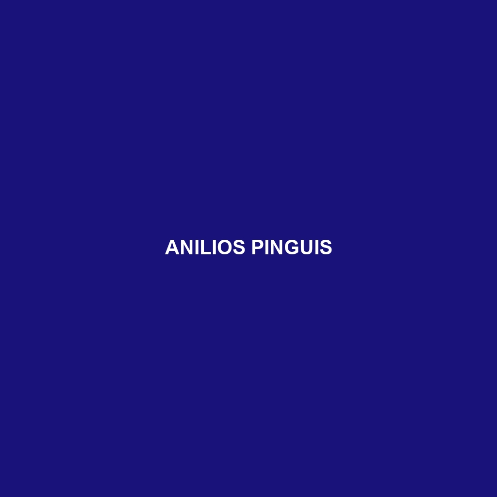 Anilios pinguis