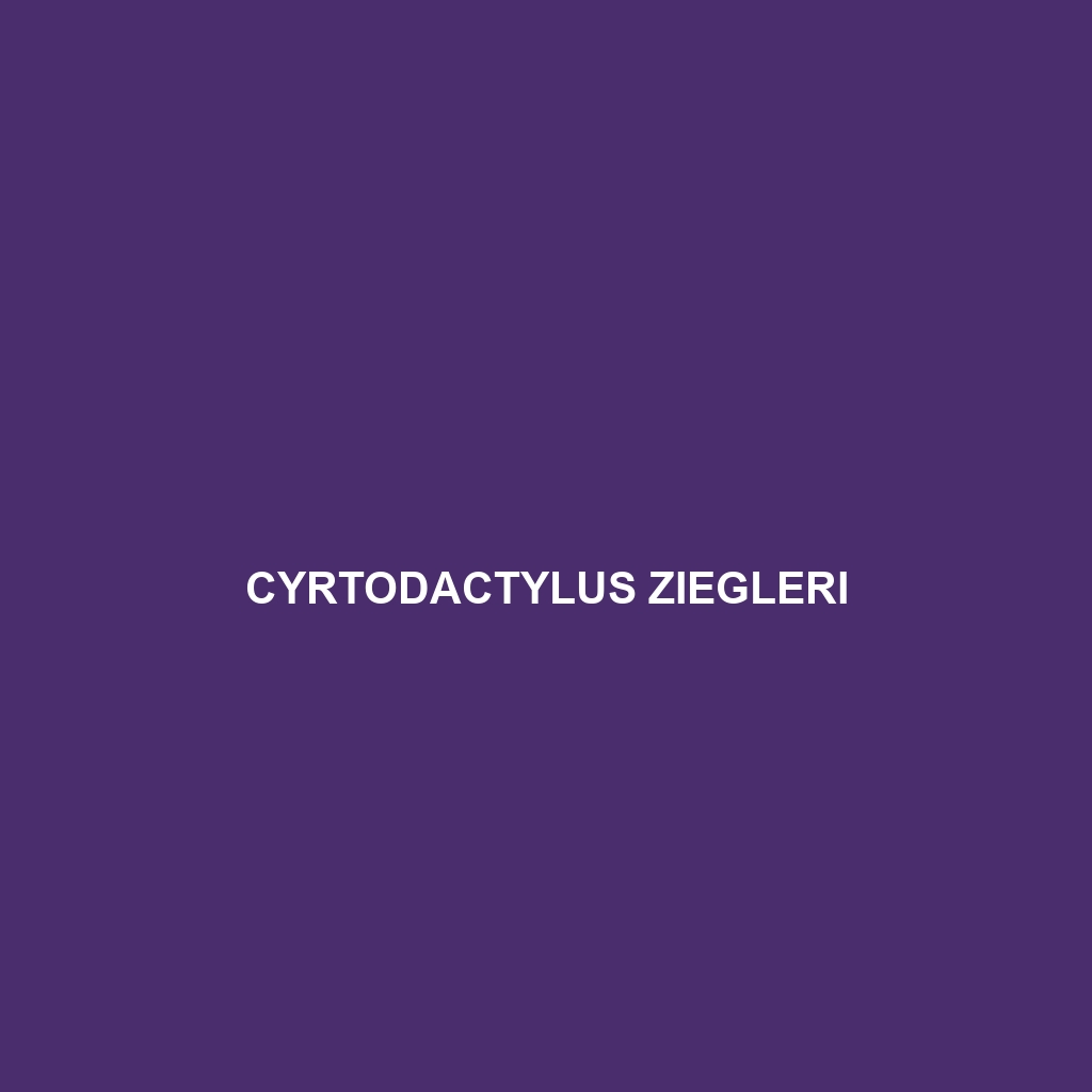 Cyrtodactylus ziegleri