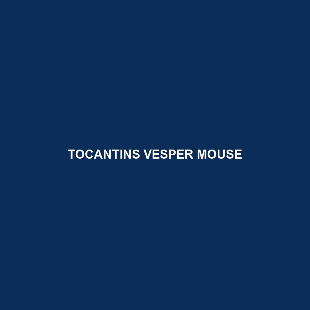 Tocantins Vesper Mouse