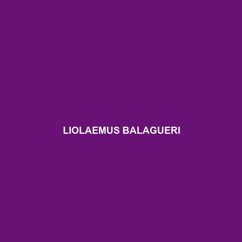 Liolaemus balagueri