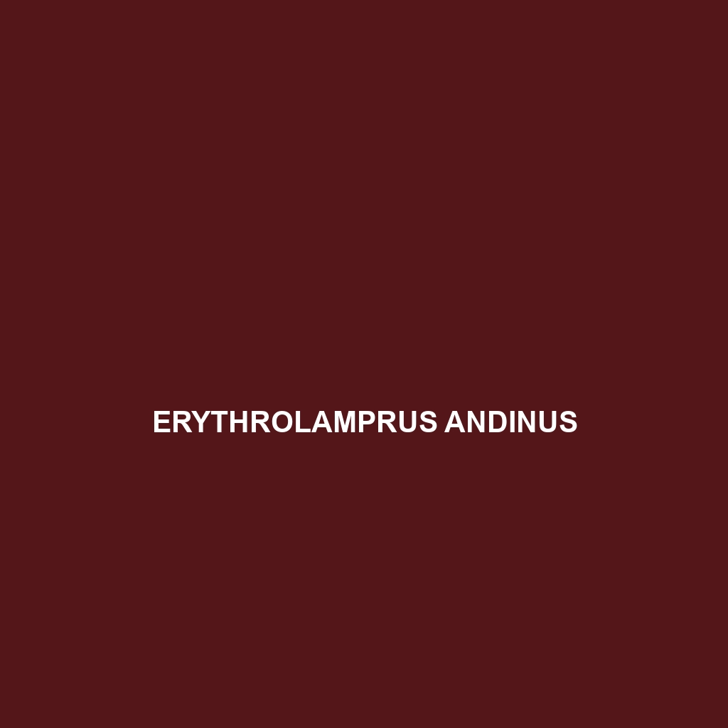 Erythrolamprus andinus