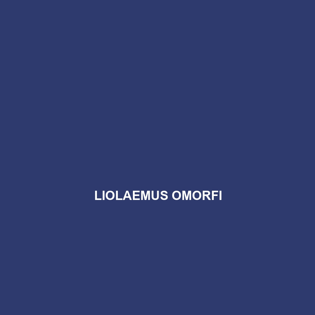 Liolaemus omorfi