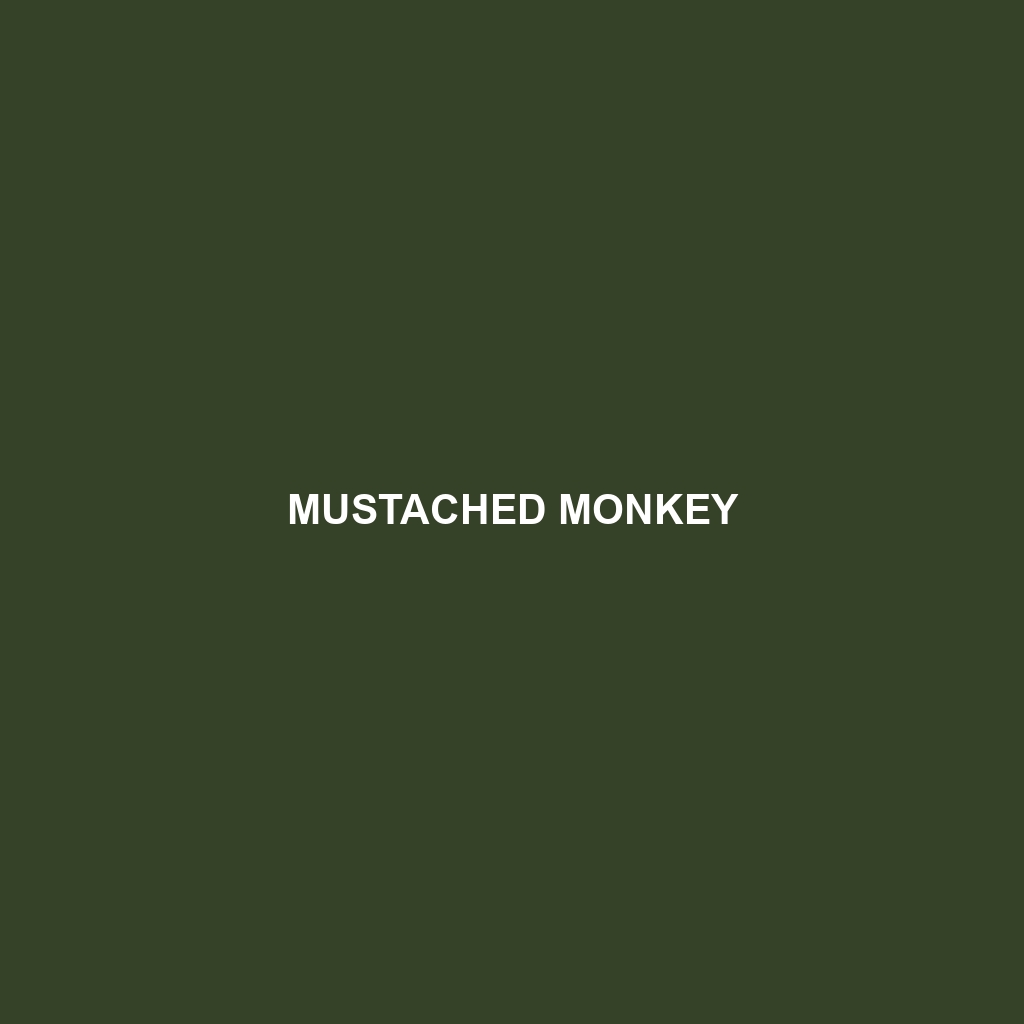 Mustached Monkey