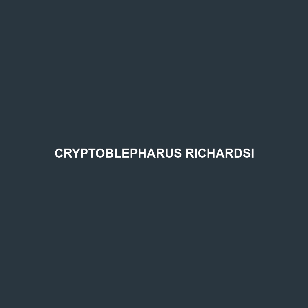 Cryptoblepharus richardsi